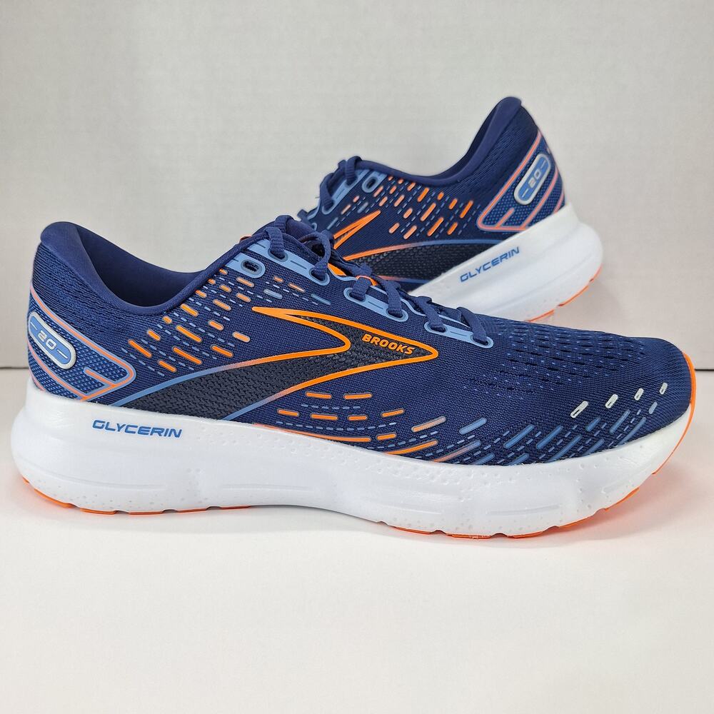 Brooks Glycerin 20 Mens 11D Blue 1103821D444 Athletic Running Shoes Sneakers